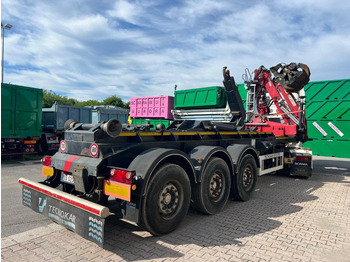 Semirremolque portacontenedore/ Intercambiable TECNOKAR SEMIRIMORCHIO TECNOKAR SCARRABILE CON GRU: foto 2