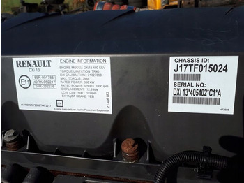 Motor para Camión Renault DXI13 480 EURO 5 EEV   truck: foto 2