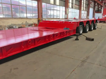 Semirremolque para transporte de equipos pesados nuevo TITAN 4 Axle 100 Ton Lowboy Trailer for Sale in Zambia: foto 5