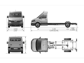 Camión chasis MAN TGE