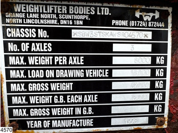 Semirremolque portacontenedore/ Intercambiable Weight Lifter Container chassis Twistlocks, 30 FT: foto 4