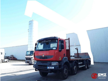 Camión caja abierta, Camión grúa Renault Kerax 430 8x4: foto 3