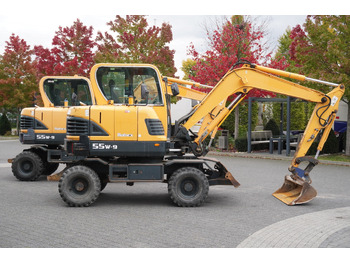 Excavadora Hyundai Robex 55W-9 Wheeled Excavator 5.5t / 2pcs: foto 3