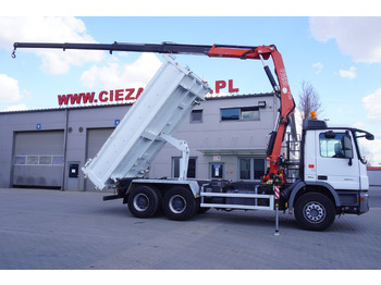 Leasing de MERCEDES-BENZ Actros 2641 6×4 E5 / Crane / Dumper / 110000 km! MERCEDES-BENZ Actros 2641 6×4 E5 / Crane / Dumper / 110000 km!: foto 3