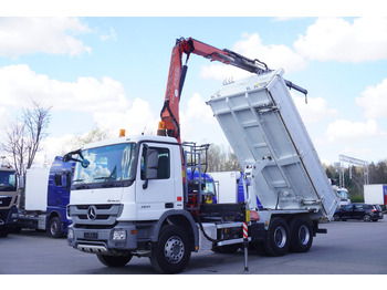 Leasing de MERCEDES-BENZ Actros 2641 6×4 E5 / Crane / Dumper / 110000 km! MERCEDES-BENZ Actros 2641 6×4 E5 / Crane / Dumper / 110000 km!: foto 2