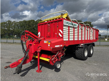 Remolque autocargador 2013 Poettinger Jumbo 7210 D T/A Drawbar Silage Wagon: foto 2