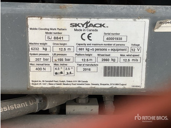Plataforma de tijeras SKYJACK