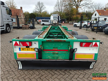 Remolque portacontenedore/ Intercambiable Burg BPA 10-18 ACXXX 3-Assen BPW - ContainerSysteem 6.9m - Trommelremmen - Luchtvering - Centrale Smering - 11/2026 APK: foto 5