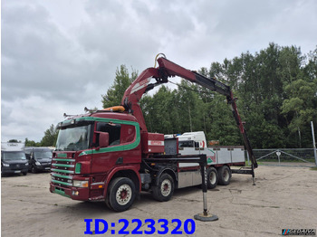 Camión caja abierta SCANIA P124