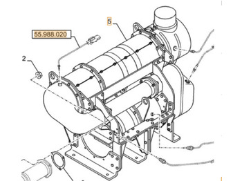 Convertidor catalítico CASE