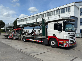 Camión portavehículos SCANIA P 410