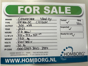 Generador industriale nuevo Caterpillar DE200GC C7.1 GCAT 200 kVA Stand-By Silent Generatorset CAT New !: foto 2 Generador industriale nuevo Caterpillar DE200GC C7.1 GCAT 200 kVA Stand-By Silent Generatorset CAT New !: foto 2