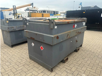 Tanque de almacenamiento IBC Steenbergen Kiwa IBC 2000 liter dieseltank met handpomp Milieutank: foto 2