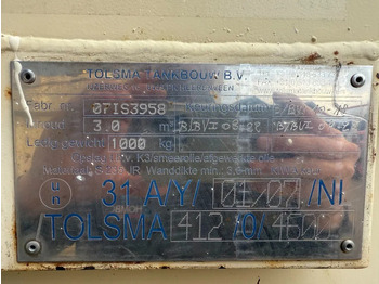 Contenedor marítimo Tolsma Kiwa IBC 3000 liter Dieseltank Brandstoftank: foto 4 Contenedor marítimo Tolsma Kiwa IBC 3000 liter Dieseltank Brandstoftank: foto 4