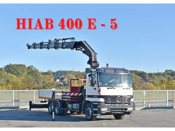 Leasing de Mercedes-Benz ACTROS 2635 Pritsche 6,40m + HIAB 400 E-5 + FUNK  Mercedes-Benz ACTROS 2635 Pritsche 6,40m + HIAB 400 E-5 + FUNK: foto 1