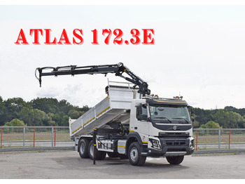 Leasing de  Volvo FMX 460 Kipper 5,40m *ATLAS 172.3E/FUNK *6x4 Volvo FMX 460 Kipper 5,40m *ATLAS 172.3E/FUNK *6x4: foto 1