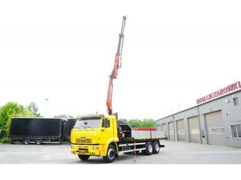 Camión caja abierta, Camión grúa KAMAZ 65117: foto 1