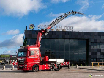 Camión caja abierta, Camión grúa MAN TGX 28.500 6x2 HMF 5020K-RC Fly Jib Crane: foto 2