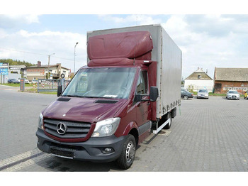 Furgoneta con caja de lona MERCEDES-BENZ Sprinter 519