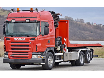 Camión con equipo de cable, Camión grúa Scania G 400: foto 4