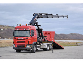 Camión con equipo de cable, Camión grúa Scania G 400: foto 2