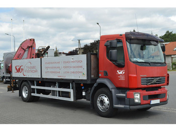 Camión caja abierta, Camión grúa Volvo FL 18.280 Pallet Forks Rotator "22.5 5300 kg HDS AT: foto 5