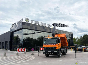 Leasing de  Mercedes-Benz  Actros 1841 AK 4x4 Hiab 288E-7 Crane Kipper Mercedes-Benz  Actros 1841 AK 4x4 Hiab 288E-7 Crane Kipper: foto 2