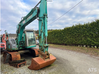 Excavadora de cadenas Kobelco sk135SRLC m/ pusseskuffe og graveskuffe: foto 4