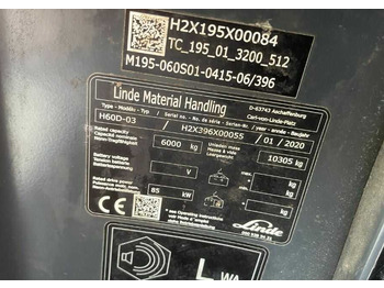 Carretilla elevadora diésel Linde H60D-03: foto 4