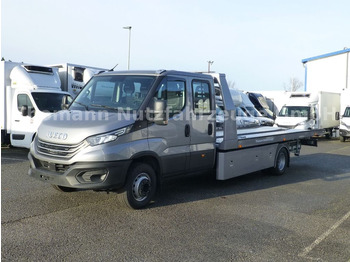 Grua de remolque autos, Furgoneta nuevo Iveco DAILY 70C18 DoKa Schiebeplateau Luftfed Navi: foto 2