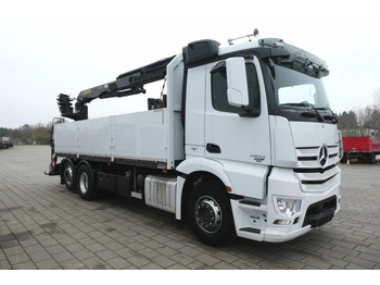 Camión caja abierta, Camión grúa MERCEDES-BENZ Mercedes-Benz Antos Pritsche Heckkran 2543 L/6x2: foto 3