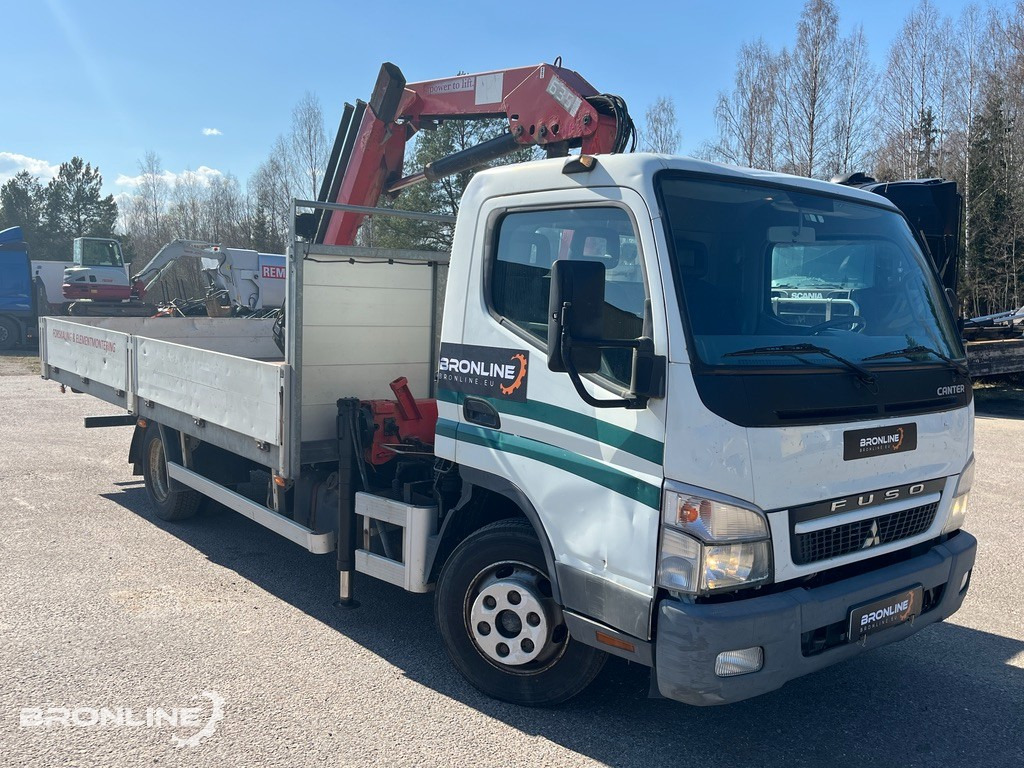 2011 Mitsubishi Fuso Canter + HMF 635K3 - Camión caja abierta: foto 2 2011 Mitsubishi Fuso Canter + HMF 635K3 - Camión caja abierta: foto 2