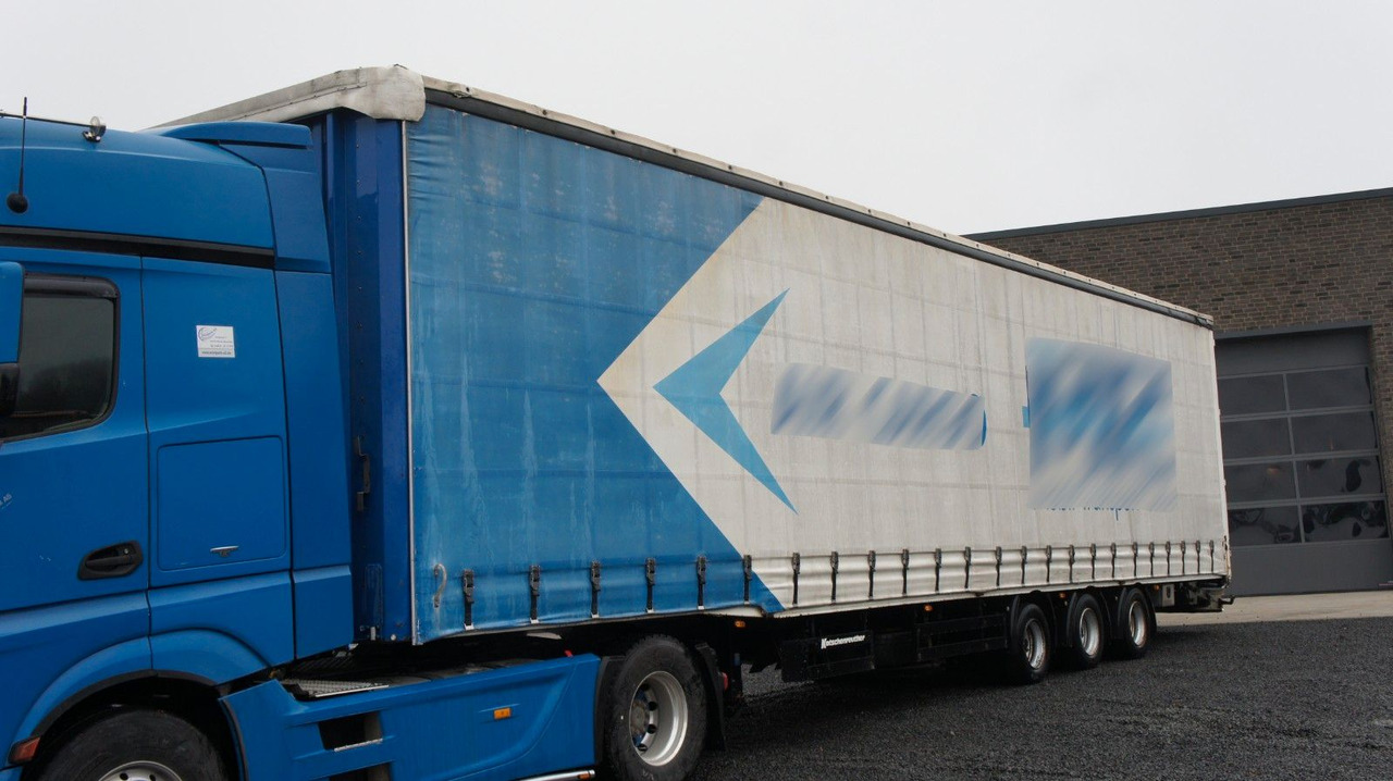 Kotschenreuther SPM 324 Roller Bed Air Doppelbereifung BPW Mega - Semirremolque lona: foto 1 Kotschenreuther SPM 324 Roller Bed Air Doppelbereifung BPW Mega - Semirremolque lona: foto 1