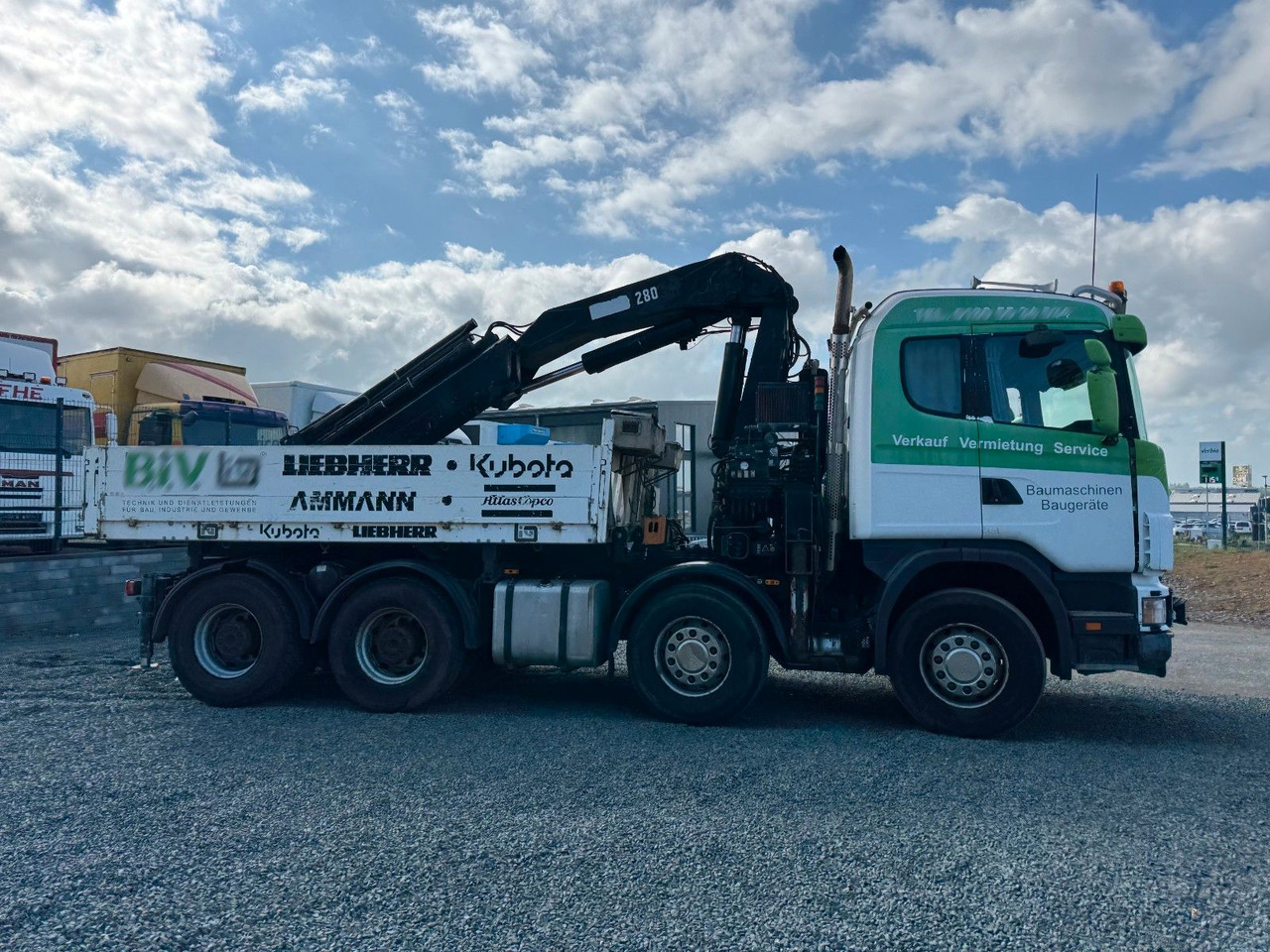 Scania 164G 580 V8 Kran Hiab 280 Retarder Sattelplatte Scania 164G 580 V8 Kran Hiab 280 Retarder Sattelplatte - Camión caja abierta, Camión grúa: foto 5 Scania 164G 580 V8 Kran Hiab 280 Retarder Sattelplatte Scania 164G 580 V8 Kran Hiab 280 Retarder Sattelplatte - Camión caja abierta, Camión grúa: foto 5