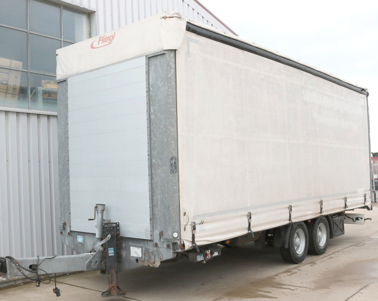 Fliegl TPS 118 Tandem Anh. 11,8t verzinkt + EDSCHA - Remolque con toldo: foto 1 Fliegl TPS 118 Tandem Anh. 11,8t verzinkt + EDSCHA - Remolque con toldo: foto 1