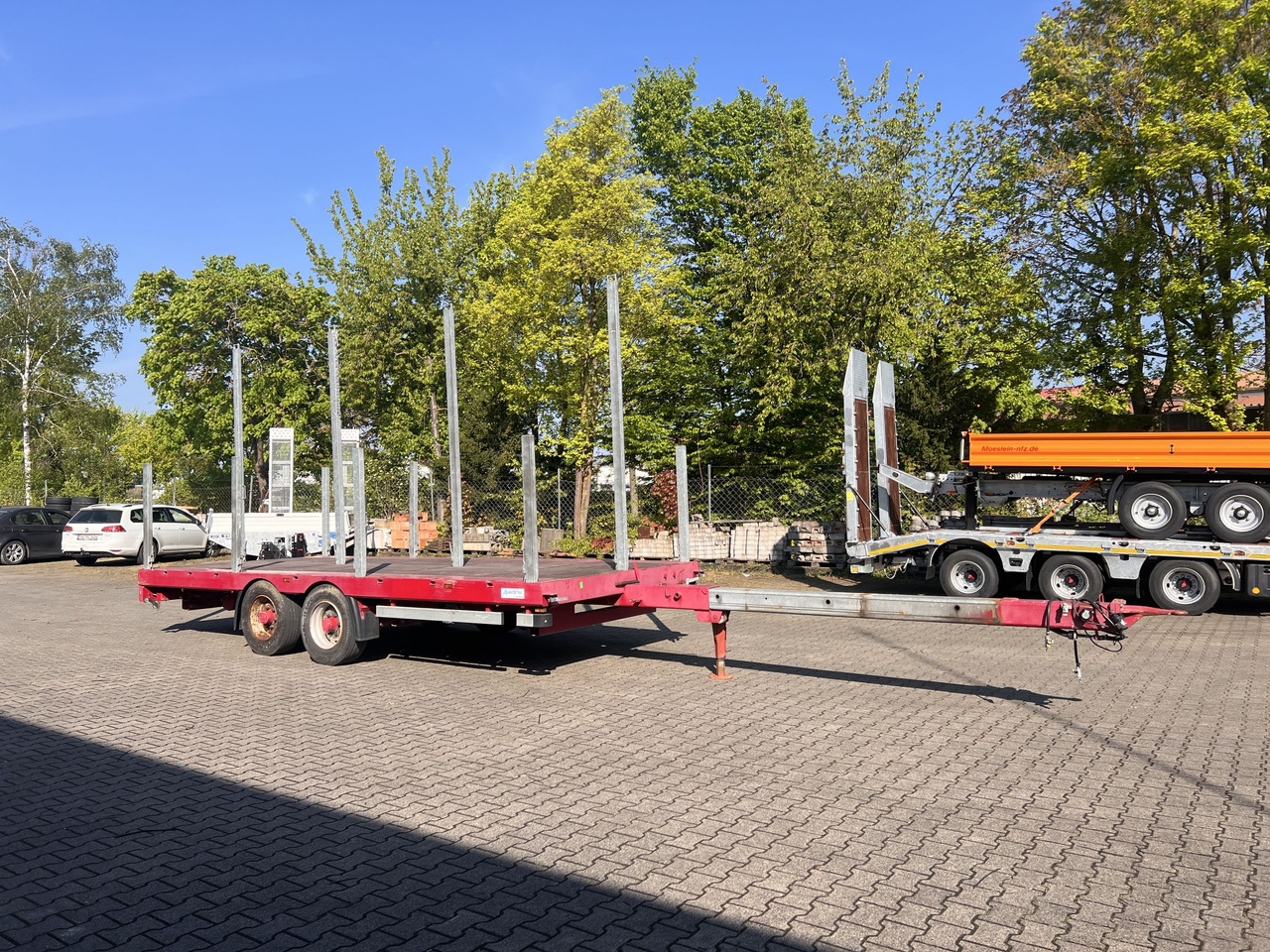 Auwaerter X-LTL110 Tandempritsche, ausziehbar - Remolque caja abierta: foto 1 Auwaerter X-LTL110 Tandempritsche, ausziehbar - Remolque caja abierta: foto 1