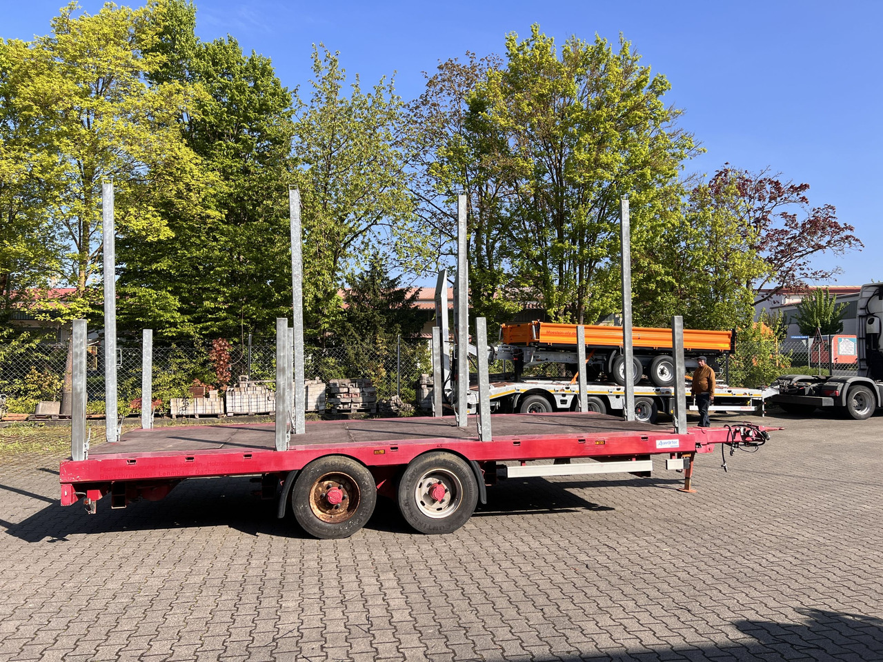 Auwaerter X-LTL110 Tandempritsche, ausziehbar - Remolque caja abierta: foto 5 Auwaerter X-LTL110 Tandempritsche, ausziehbar - Remolque caja abierta: foto 5