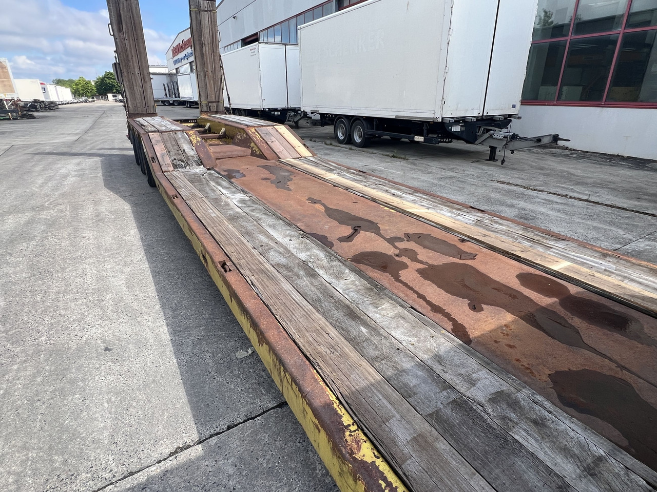 Semirremolque góndola rebajadas para transporte de equipos pesados LANGENDORF SATBUE 30/38  3 Achs Tiefbett- Satteltieflader: foto 7