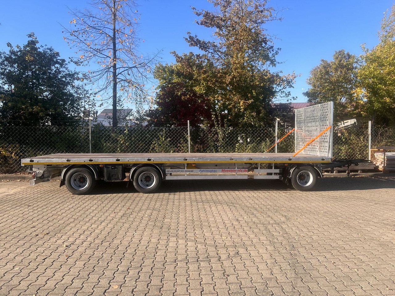 Möslein 3 Achs Jumbo- Plato- Anhänger 10 m, Mega - Remolque caja abierta: foto 4 Möslein 3 Achs Jumbo- Plato- Anhänger 10 m, Mega - Remolque caja abierta: foto 4
