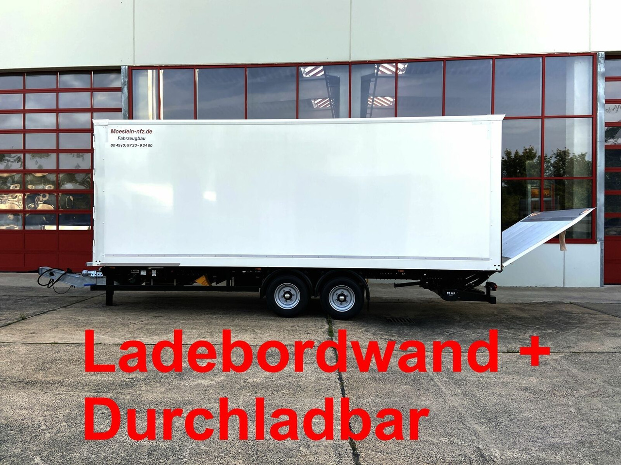 Möslein NEUER Tandem Koffer, Ladebordwand+ Durchladbar - Remolque caja cerrada: foto 1 Möslein NEUER Tandem Koffer, Ladebordwand+ Durchladbar - Remolque caja cerrada: foto 1