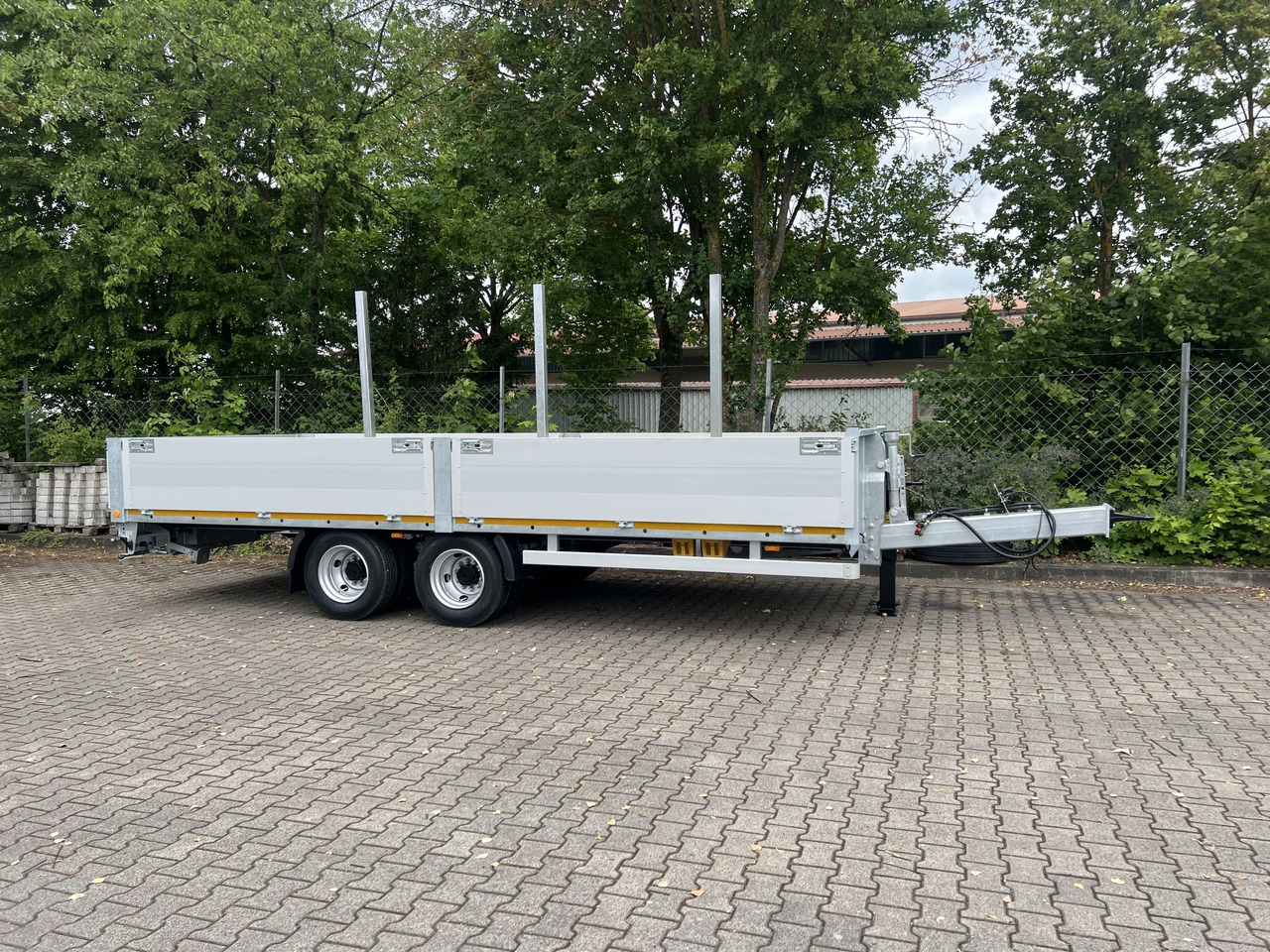 Möslein THT 14,4 G 6,2 L 14,4 t Tandem- Pritschenanhänger- Tieflader - Remolque caja abierta: foto 1 Möslein THT 14,4 G 6,2 L 14,4 t Tandem- Pritschenanhänger- Tieflader - Remolque caja abierta: foto 1