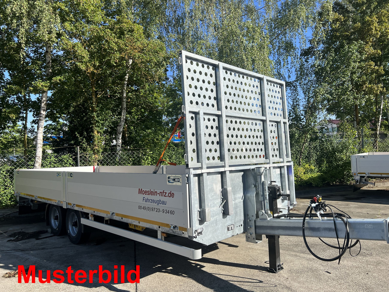 Möslein THT 14,4 G 7,2 14,4 t Tandem- Pritschenanhänger- Tieflader - Remolque caja abierta: foto 2 Möslein THT 14,4 G 7,2 14,4 t Tandem- Pritschenanhänger- Tieflader - Remolque caja abierta: foto 2