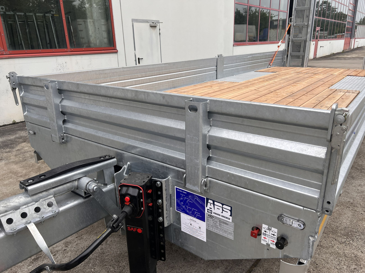 Remolque góndola rebajadas para transporte de equipos pesados nuevo Möslein TTT 11- 7,28  Neuer Tandemtieflader, 7,28 m Ladefläche: foto 7