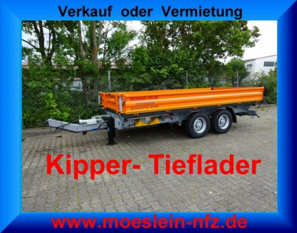 Möslein neuer Tandem 3- Seitenkipper Tieflader-- Neufah - Remolque volquete: foto 2 Möslein neuer Tandem 3- Seitenkipper Tieflader-- Neufah - Remolque volquete: foto 2