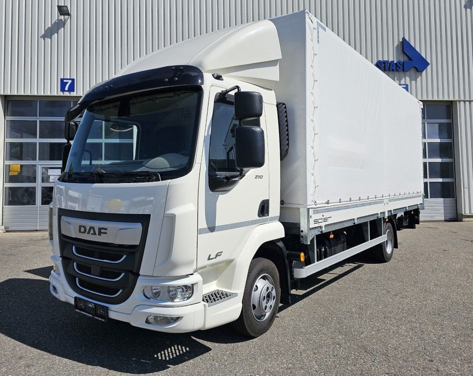 DAF LF 210 7,49t Spier Pritsche-Plane LBW Tageszulas DAF FA LF 210 08t Spier Pritsche mit LBW - Camión lona: foto 1 DAF LF 210 7,49t Spier Pritsche-Plane LBW Tageszulas DAF FA LF 210 08t Spier Pritsche mit LBW - Camión lona: foto 1