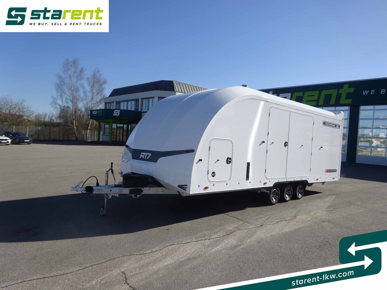 Brian James Trailers Race Transporter 7, Seilwinde - Remolque portavehículos: foto 1 Brian James Trailers Race Transporter 7, Seilwinde - Remolque portavehículos: foto 1