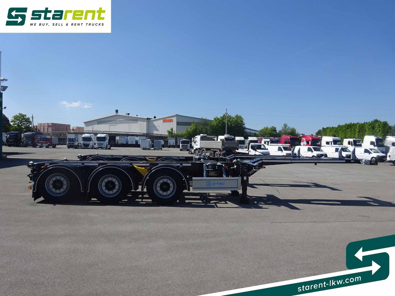 D-TEC Flexitrailer LS Containerchassis ADR, Liftachse - Semirremolque portacontenedore/ Intercambiable: foto 4 D-TEC Flexitrailer LS Containerchassis ADR, Liftachse - Semirremolque portacontenedore/ Intercambiable: foto 4