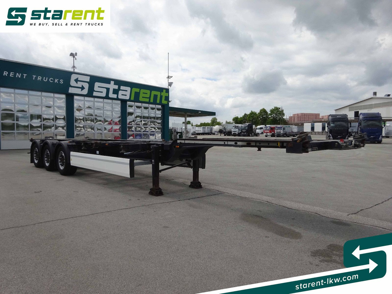 Krone Containerchassis 1x20/2x20/1x40/1x45, Liftachse - Semirremolque portacontenedore/ Intercambiable: foto 3 Krone Containerchassis 1x20/2x20/1x40/1x45, Liftachse - Semirremolque portacontenedore/ Intercambiable: foto 3