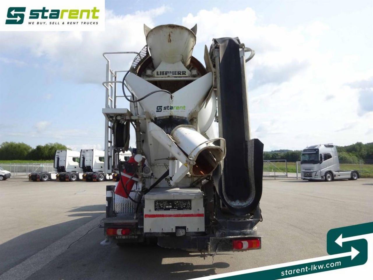 Camión hormigonera Mercedes Benz Arocs 3748 8x4 Liebherr Betonmischer + Förderband: foto 6