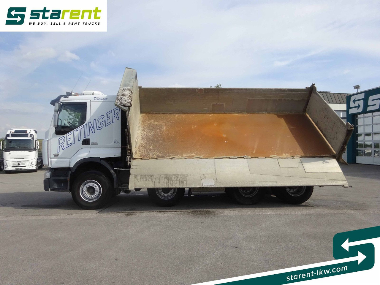 Renault Premium 450 DXi, 8x4, 3 Seitenkipper, Standklima - Camión volquete: foto 2 Renault Premium 450 DXi, 8x4, 3 Seitenkipper, Standklima - Camión volquete: foto 2